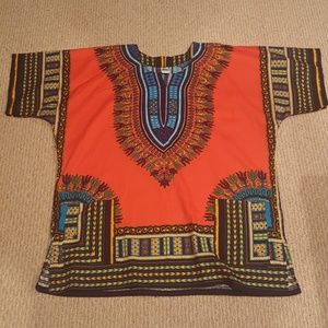 New 100% Cotton Custom Dashiki Top
